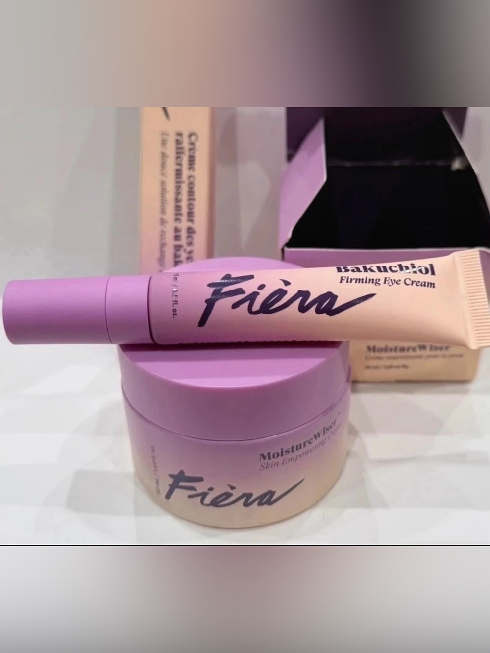 Fièra MoistureWiser Face Cream & Bakuchiol Firming Eye Cream Set